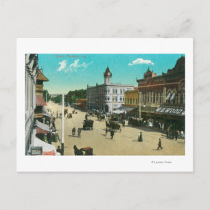 Carte Postale Vue aérienne de I StreetModesto, CA