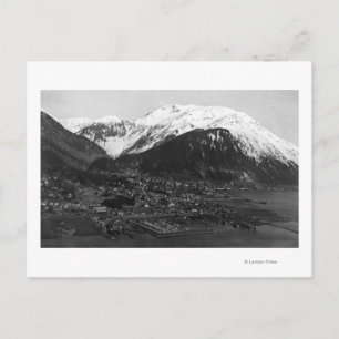 Carte Postale Vue aérienne de Juneau, Alaska Photographie