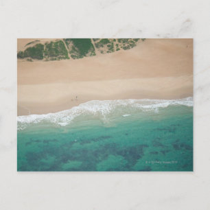 Carte Postale Vue aérienne de la plage vue mer, Port Elizabeth,