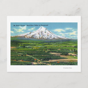 Carte Postale Vue aérienne de la vallée et de la montagne de Hoo