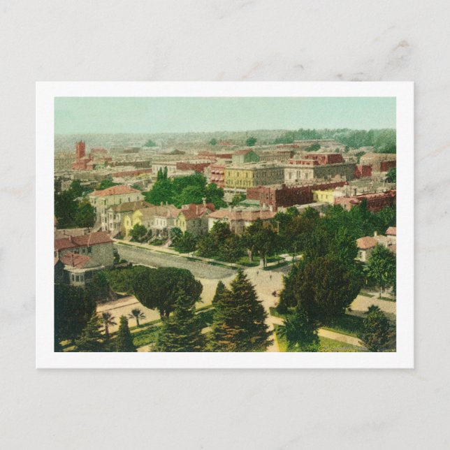 Carte Postale Vue aérienne de la ville (Devant)