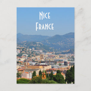 Carte Postale Vue aérienne de la ville de Nice en France