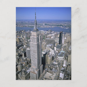 Carte Postale Vue aérienne de l'Empire State Building et