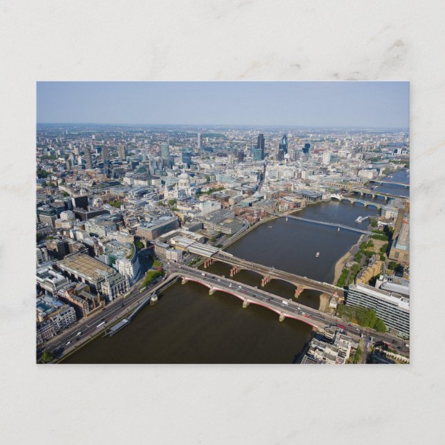 Carte Postale Vue aérienne de Londres (Devant)