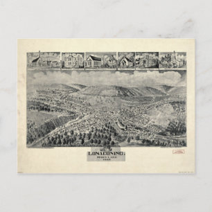 Carte Postale Vue aérienne de Londres, Maryland (1905)