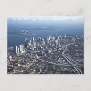 Carte Postale Vue aérienne de Miami