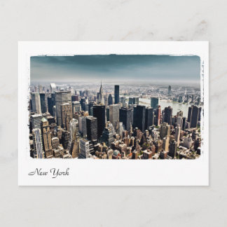 Carte Postale vue aérienne de New York