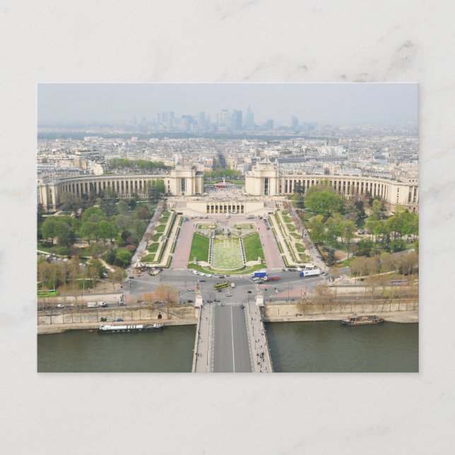 Carte Postale Vue aérienne de Paris (Devant)