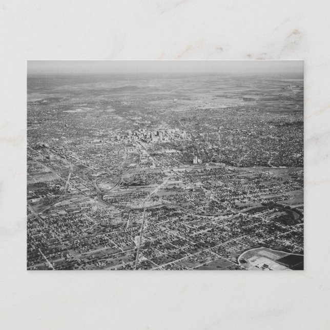 Carte Postale Vue aérienne de San Antonio, 1939 (Devant)