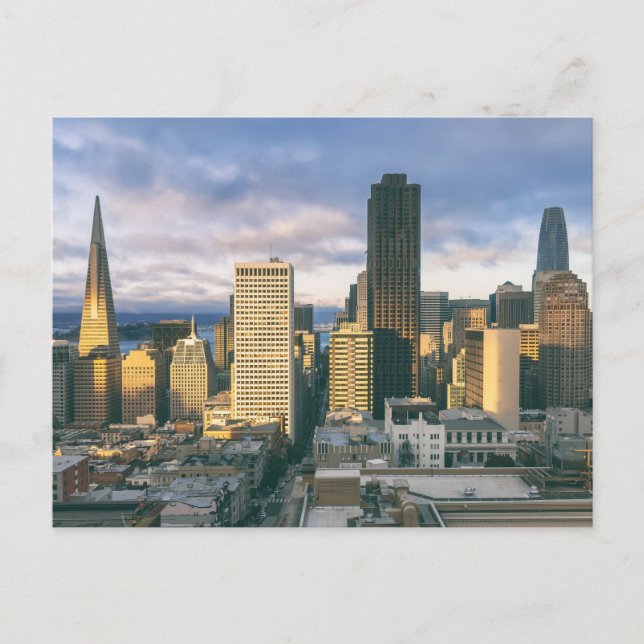 Carte Postale Vue aérienne de San Francisco (Devant)