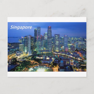 Carte Postale vue aérienne de singapore angie