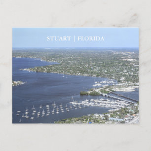 Carte Postale Vue aérienne de Stuart Florida