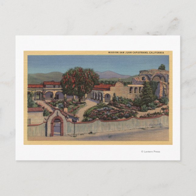 Carte Postale Vue aérienne de toute la mission (Devant)