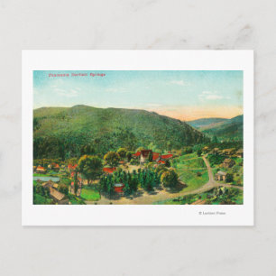 Carte Postale Vue aérienne de TownBartlett Springs, CA