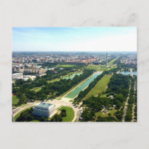 Vue aérienne de Washington DC National Mall et Mon