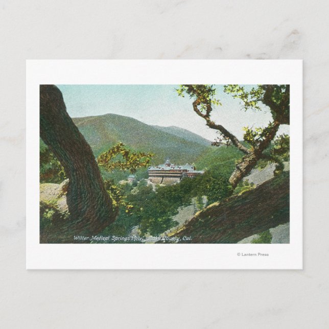 Carte Postale Vue aérienne de Witter Médicale Springs Hotel (Devant)