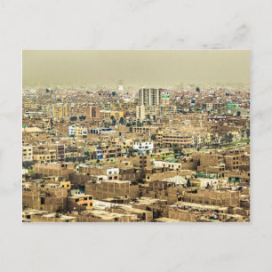 Carte Postale Vue aérienne des banlieues de Lima, Pérou