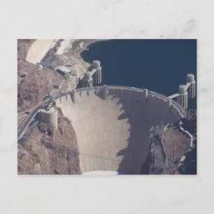 Carte Postale Vue aérienne du barrage Hoover