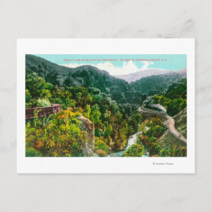 Carte Postale Vue aérienne du canyon, Trai Pacifique Sud