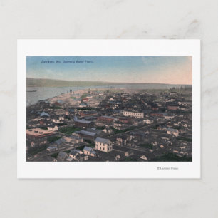 Carte Postale Vue aérienne du front de mer et de la ville