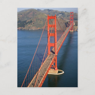Carte Postale Vue aérienne du Golden Gate Bridge dans la