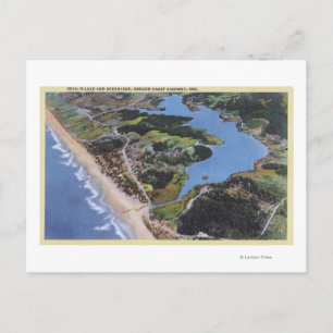 Carte Postale Vue aérienne du lac Devil