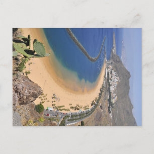 Carte Postale Vue aérienne d'une plage de Tenerife