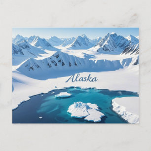carte postale vue alaska