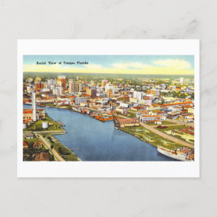 Carte Postale Vue ancienne de Tampa, Floride,