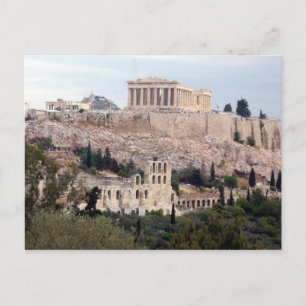 Carte Postale vue antique acropole