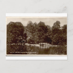 Carte Postale Vue antique du pont rustique de Brogyntyn Oswestry