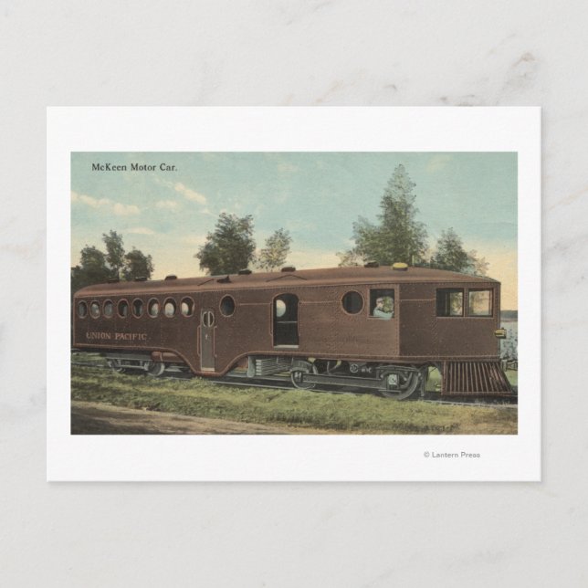 Carte Postale Vue automobile Union Pacific RailroadMcKeen (Devant)