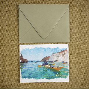 Carte Postale Vue côtière de Kefalonia Grèce