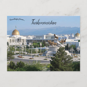 Carte Postale Vue d'Achgabat Turkménistan