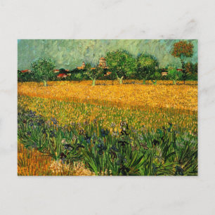 Carte Postale Vue d'Arles avec Irises par Vincent van Gogh