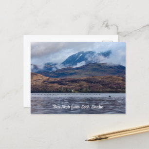 Carte Postale Vue de Ben Nevis depuis le Loch Linnhe, Écosse