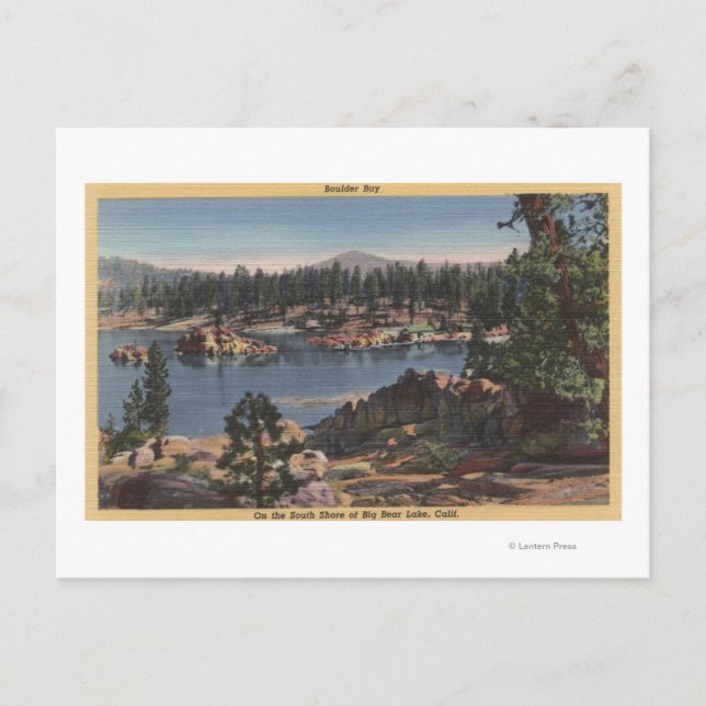 Carte Postale Vue de Boulder Bay depuis la rive sud (Devant)