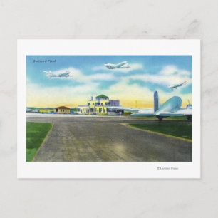 Carte Postale Vue de Brainard Field, Planes Landing &