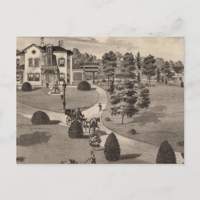 Carte Postale Vue de Brattleboro Vermont (Devant)