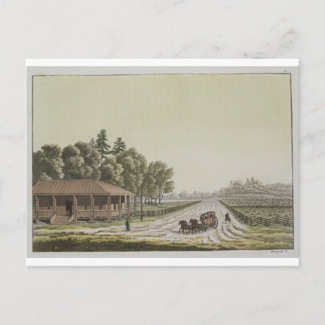 Carte Postale Vue de Capitol Hill, Washington (gravure couleur) (Devant)