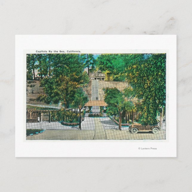 Carte Postale Vue de Capitola StepsCapitola, CA (Devant)