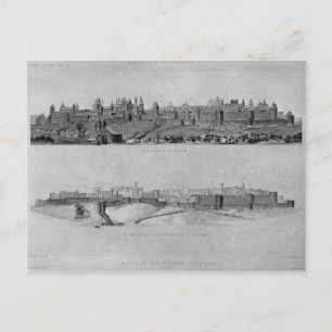 Carte Postale Vue de Carcassonne du côté ouest