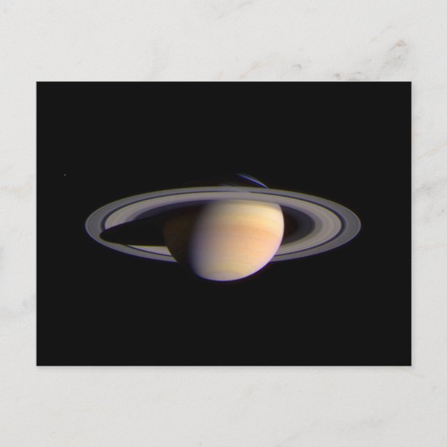 Carte Postale Vue de Cassini de Saturn Space NASA (Devant)