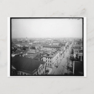 Carte Postale Vue de Charleston, Caroline du Sud, 1901 Vintage