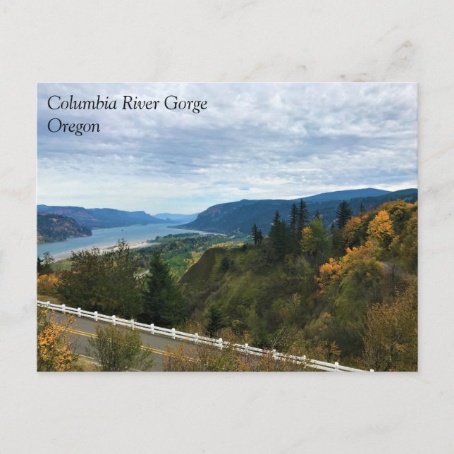 Carte Postale Vue de Columbia River, Columbia River Gorge, OU P (Devant)