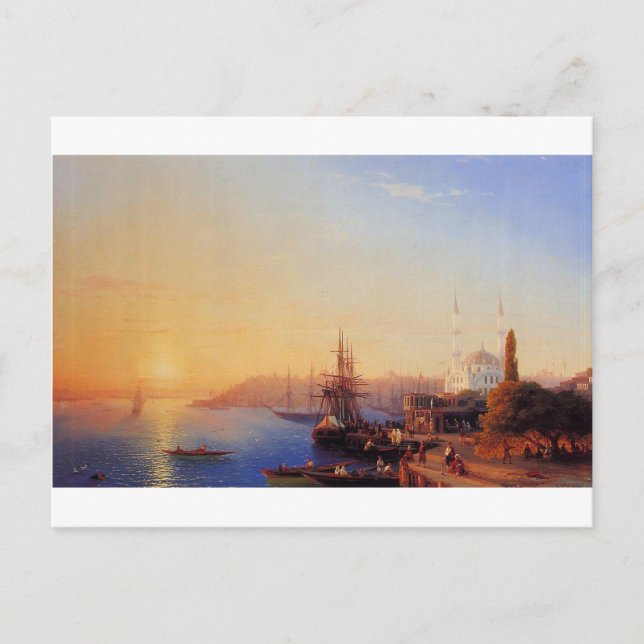 Carte Postale Vue de Constantinople et du Bosphore (Devant)