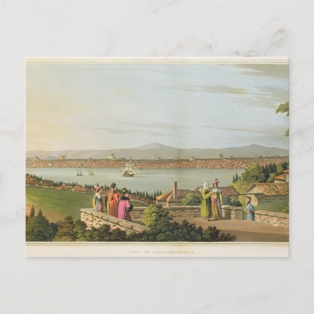 Carte Postale Vue de Constantinople, plaque 1 de 'Vues dans (Devant)