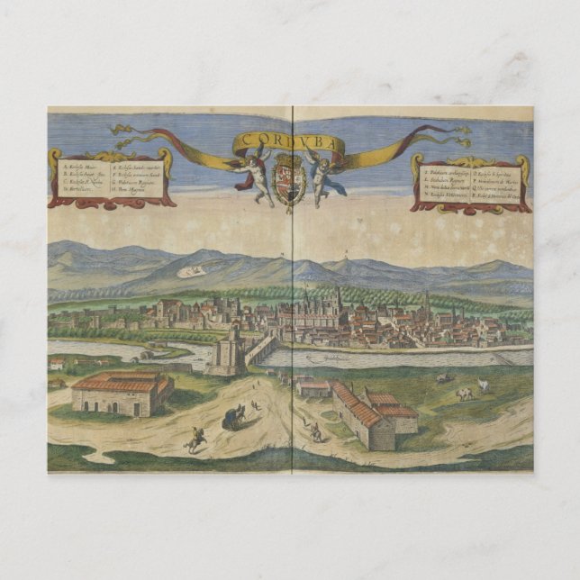 Carte Postale Vue de Cordoue (Devant)