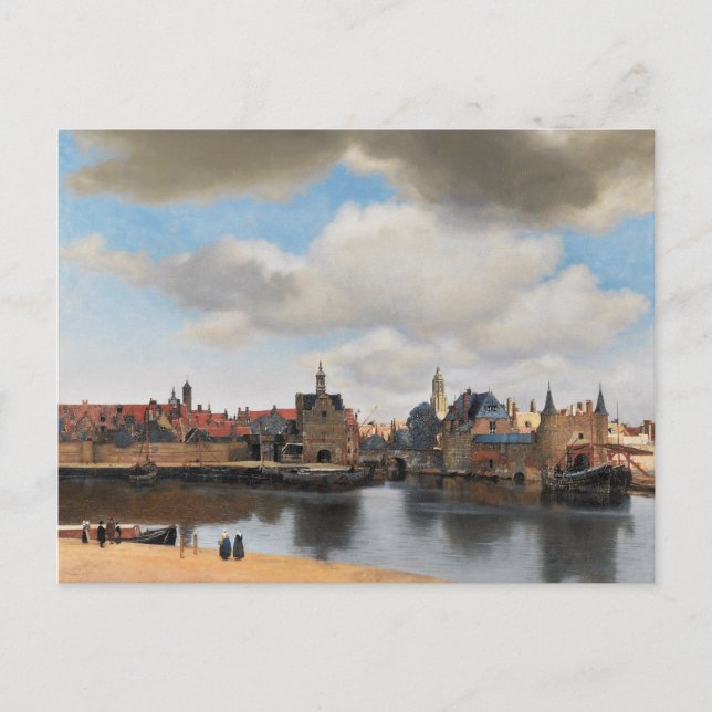 Carte Postale Vue de Delft (Devant)