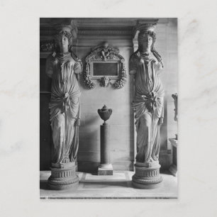 Carte Postale Vue de deux caryatides des Caryatides